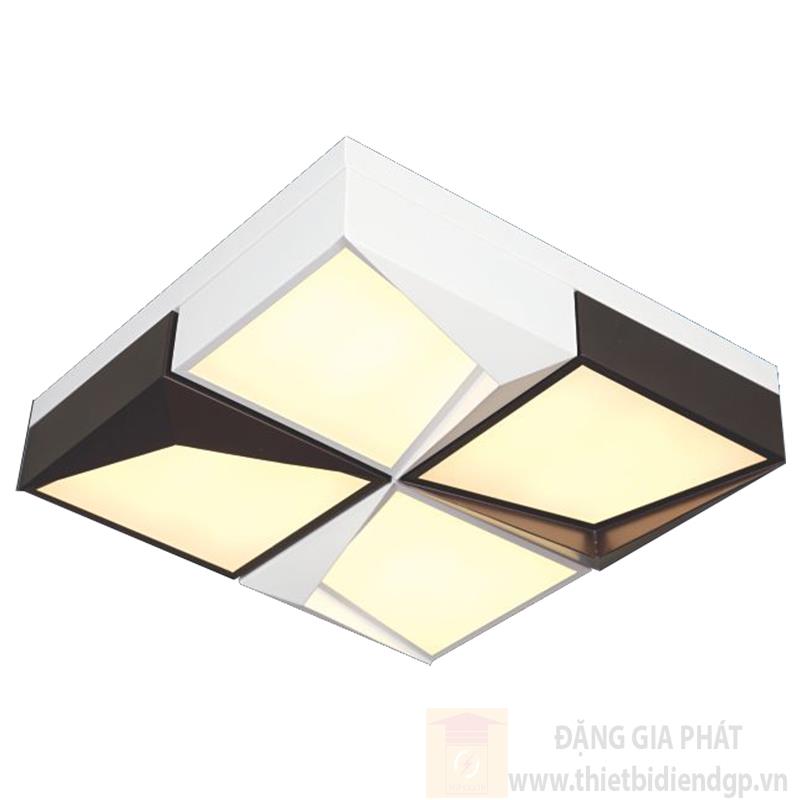 Đèn ốp trần Led vuông 480*H130, có 3 màu, ánh sáng vô cực